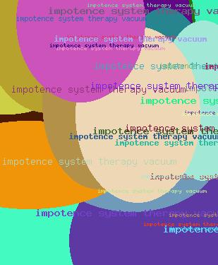 Impotence system therapy vacuum